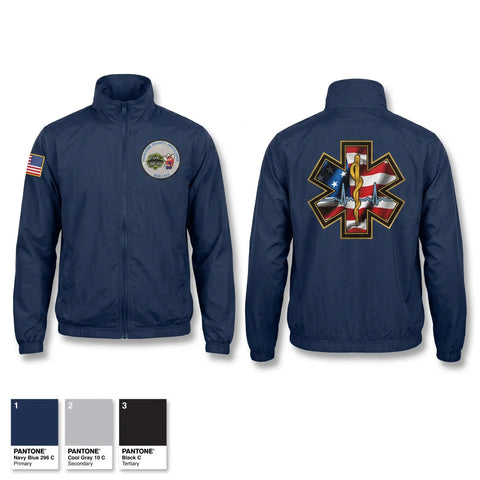 Windbreaker, Frontier County Ambulance, EMS/EMT, Teamtime, Team time, sublimation, custom sports apparel, team uniforms, spirit wear, spiritwear, sports uniforms, custom shirts, team store, custom team store, fundraiser sports, apparel fundraiser