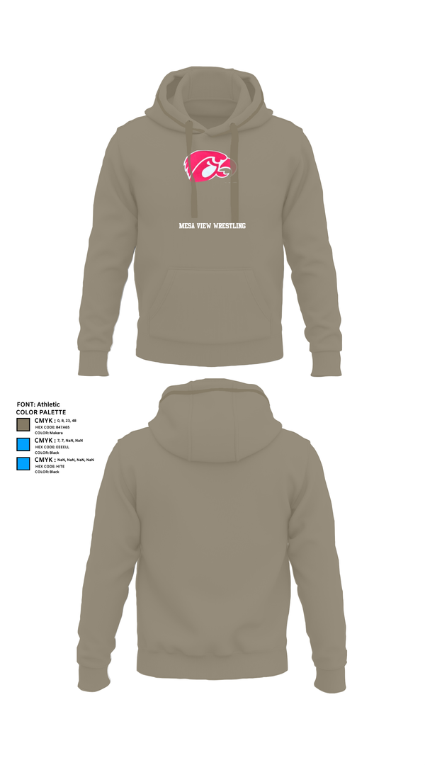 Hoodie, Mesa View Wrestling, Wrestling, Teamtime, Team time, sublimation, custom sports apparel, team uniforms, spirit wear, spiritwear, sports uniforms, custom shirts, team store, custom team store, fundraiser sports, apparel fundraiser