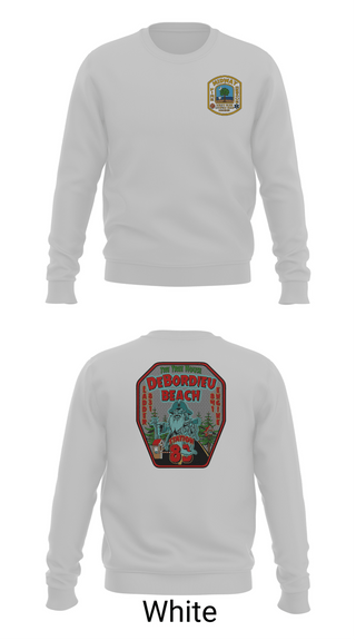 Crew Neck Sweatshirt, Midway Fire Station 83, Fire Department, Teamtime, Team time, sublimation, custom sports apparel, team uniforms, spirit wear, spiritwear, sports uniforms, custom shirts, team store, custom team store, fundraiser sports, apparel fundraiser
