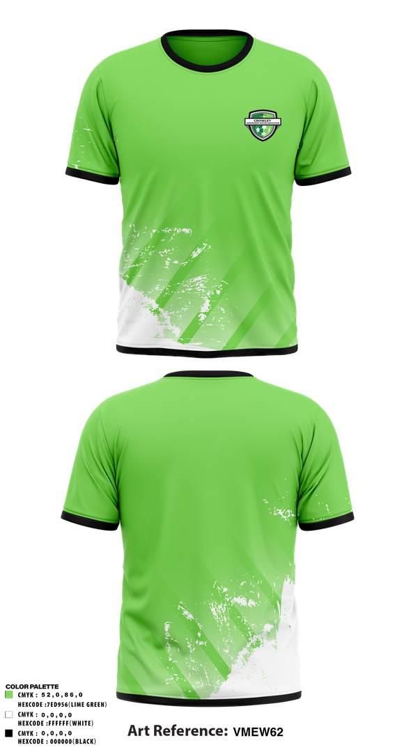 Short Sleeve Performance Shirt, Crowley Independent Soccer Association, Men's Soccer, Teamtime, Team time, sublimation, custom sports apparel, team uniforms, spirit wear, spiritwear, sports uniforms, custom shirts, team store, custom team store, fundraiser sports, apparel fundraiser