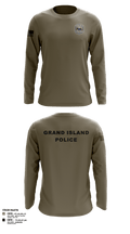 Grand Island Police Department 91612603 Long Sleeve Performance Shirt 33