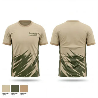 Soft Poly Tee Cotton Like Feel, Bunnell’s Pest Control, Softball, Teamtime, Team time, sublimation, custom sports apparel, team uniforms, spirit wear, spiritwear, sports uniforms, custom shirts, team store, custom team store, fundraiser sports, apparel fundraiser