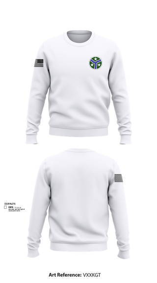 Crew Neck Sweatshirt, 278th Armored Cavalry Regiment, National Guard, Teamtime, Team time, sublimation, custom sports apparel, team uniforms, spirit wear, spiritwear, sports uniforms, custom shirts, team store, custom team store, fundraiser sports, apparel fundraiser