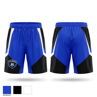 Mens Soccer Shorts, Little Monsters Soccer Club, Men's Soccer, Teamtime, Team time, sublimation, custom sports apparel, team uniforms, spirit wear, spiritwear, sports uniforms, custom shirts, team store, custom team store, fundraiser sports, apparel fundraiser