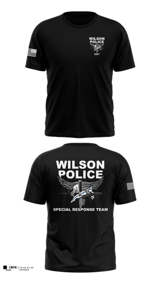 Short Sleeve Performance Shirt, Wilson Police SRT, Police, Teamtime, Team time, sublimation, custom sports apparel, team uniforms, spirit wear, spiritwear, sports uniforms, custom shirts, team store, custom team store, fundraiser sports, apparel fundraiser