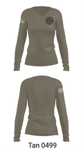 10B 48930556 Women's Long Sleeve V-neck Shirt - 11