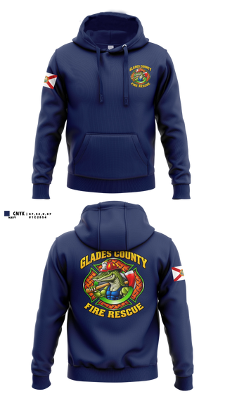 Hoodie, Glades County Fire Rescue, Fire Department, Teamtime, Team time, sublimation, custom sports apparel, team uniforms, spirit wear, spiritwear, sports uniforms, custom shirts, team store, custom team store, fundraiser sports, apparel fundraiser