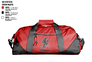Duffle Bag, Carteret-Onslow Youth Football & Cheer League (COYFL) Falcons, , Teamtime, Team time, sublimation, custom sports apparel, team uniforms, spirit wear, spiritwear, sports uniforms, custom shirts, team store, custom team store, fundraiser sports, apparel fundraiser