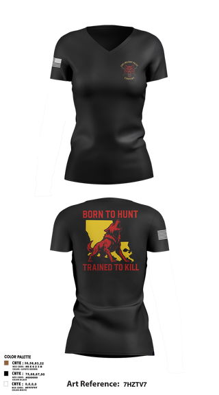 Womens Short Sleeve Vneck Shirt, 239th Military Police Company, , Teamtime, Team time, sublimation, custom sports apparel, team uniforms, spirit wear, spiritwear, sports uniforms, custom shirts, team store, custom team store, fundraiser sports, apparel fundraiser
