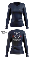 NEAL EMS Women's Long Sleeve V-neck Shirt - 11