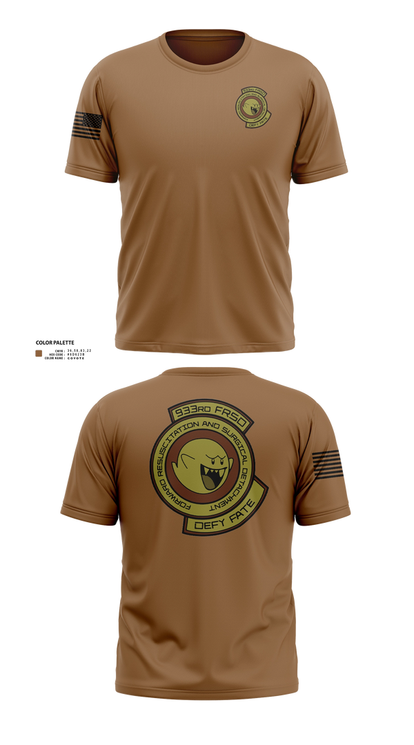 Short Sleeve Performance Shirt, 933rd FRSD, Army, Teamtime, Team time, sublimation, custom sports apparel, team uniforms, spirit wear, spiritwear, sports uniforms, custom shirts, team store, custom team store, fundraiser sports, apparel fundraiser