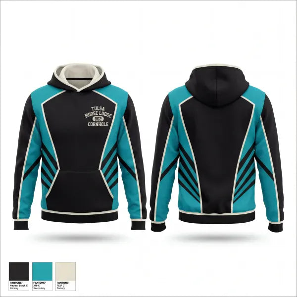 Hoodie, Tulsa Moose Lodge #862 Cornhole, Spirit Store, Teamtime, Team time, sublimation, custom sports apparel, team uniforms, spirit wear, spiritwear, sports uniforms, custom shirts, team store, custom team store, fundraiser sports, apparel fundraiser