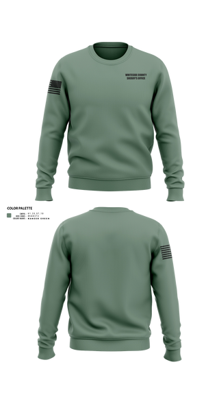Crew Neck Sweatshirt, Whiteside County Sheriff's Office, Police, Teamtime, Team time, sublimation, custom sports apparel, team uniforms, spirit wear, spiritwear, sports uniforms, custom shirts, team store, custom team store, fundraiser sports, apparel fundraiser