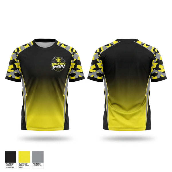 Football Jersey, Backyard Bombers, Softball, Teamtime, Team time, sublimation, custom sports apparel, team uniforms, spirit wear, spiritwear, sports uniforms, custom shirts, team store, custom team store, fundraiser sports, apparel fundraiser