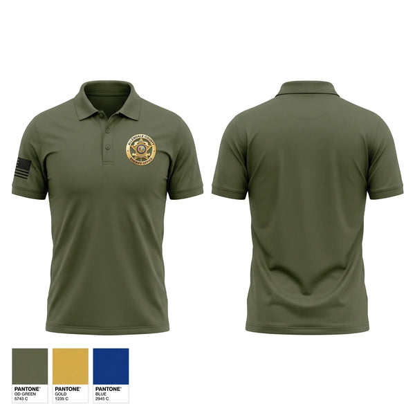 Short Sleeve Performance Polo, Allendale County Sheriff’s Office, Police, Teamtime, Team time, sublimation, custom sports apparel, team uniforms, spirit wear, spiritwear, sports uniforms, custom shirts, team store, custom team store, fundraiser sports, apparel fundraiser