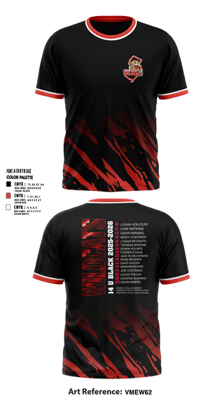 Soft Poly Tee Cotton Like Feel, Wildcats, Ice Hockey, Teamtime, Team time, sublimation, custom sports apparel, team uniforms, spirit wear, spiritwear, sports uniforms, custom shirts, team store, custom team store, fundraiser sports, apparel fundraiser