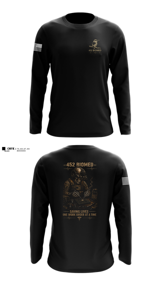 Long Sleeve Performance Shirt, 452 MED DET, Army, Teamtime, Team time, sublimation, custom sports apparel, team uniforms, spirit wear, spiritwear, sports uniforms, custom shirts, team store, custom team store, fundraiser sports, apparel fundraiser
