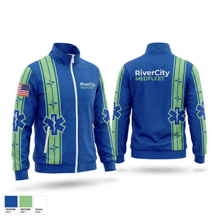 Windbreaker, RiverCity MedFleet, EMS/EMT, Teamtime, Team time, sublimation, custom sports apparel, team uniforms, spirit wear, spiritwear, sports uniforms, custom shirts, team store, custom team store, fundraiser sports, apparel fundraiser