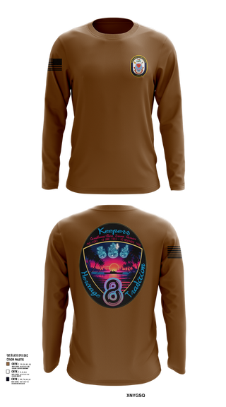 Long Sleeve Performance Shirt, USS Bougainville CPO, , Teamtime, Team time, sublimation, custom sports apparel, team uniforms, spirit wear, spiritwear, sports uniforms, custom shirts, team store, custom team store, fundraiser sports, apparel fundraiser