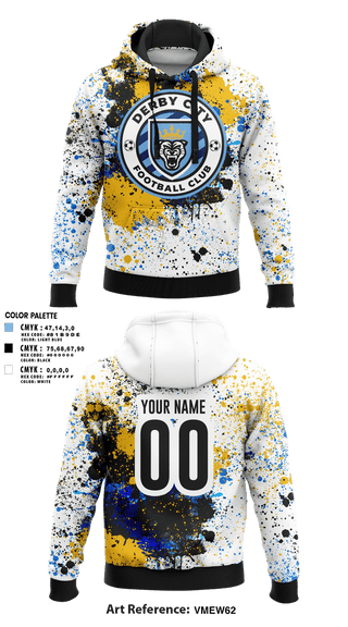 Hoodie, Derby City FC, Men's Soccer, Teamtime, Team time, sublimation, custom sports apparel, team uniforms, spirit wear, spiritwear, sports uniforms, custom shirts, team store, custom team store, fundraiser sports, apparel fundraiser