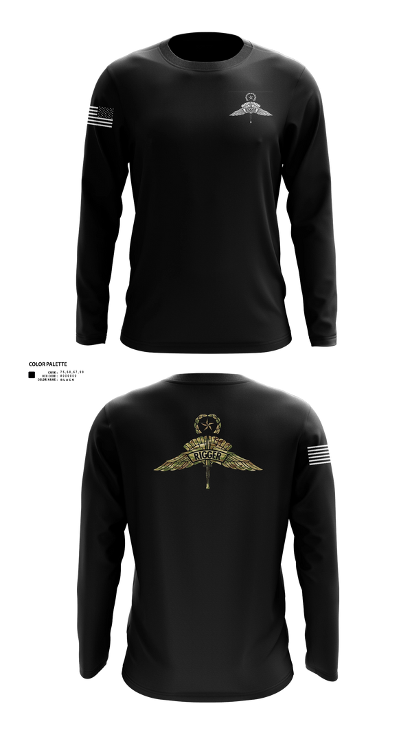Long Sleeve Performance Shirt, Military Free fall school, Army, Teamtime, Team time, sublimation, custom sports apparel, team uniforms, spirit wear, spiritwear, sports uniforms, custom shirts, team store, custom team store, fundraiser sports, apparel fundraiser