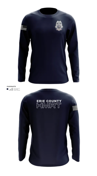 Long Sleeve Performance Shirt, Erie County HMRT, Fire Department, Teamtime, Team time, sublimation, custom sports apparel, team uniforms, spirit wear, spiritwear, sports uniforms, custom shirts, team store, custom team store, fundraiser sports, apparel fundraiser