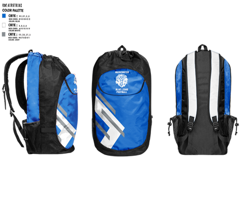 Gear Bag, Washington Blue Lions Football, , Teamtime, Team time, sublimation, custom sports apparel, team uniforms, spirit wear, spiritwear, sports uniforms, custom shirts, team store, custom team store, fundraiser sports, apparel fundraiser