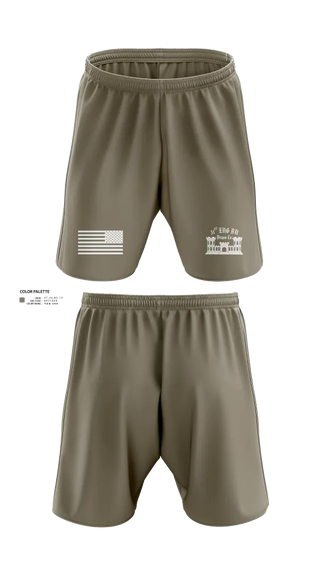 Athletic Shorts With Pockets, Bravo Company “Bulldogs” 31st Engineer Battalion, , Teamtime, Team time, sublimation, custom sports apparel, team uniforms, spirit wear, spiritwear, sports uniforms, custom shirts, team store, custom team store, fundraiser sports, apparel fundraiser