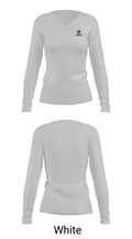 East Oldham Middle School 96464062 Women's Long Sleeve V-neck Shirt - 11