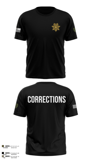 Short Sleeve Performance Shirt, Whitman County Sheriff's Office Corrections, Police, Teamtime, Team time, sublimation, custom sports apparel, team uniforms, spirit wear, spiritwear, sports uniforms, custom shirts, team store, custom team store, fundraiser sports, apparel fundraiser