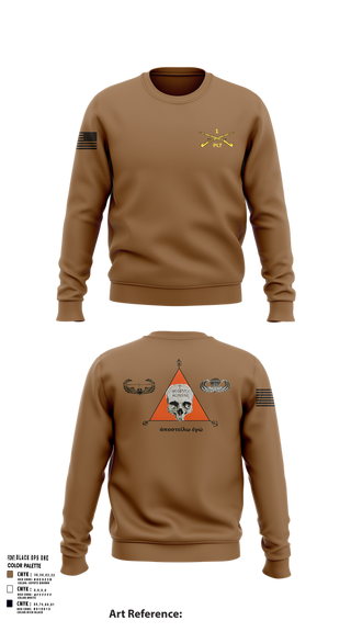 Crew Neck Sweatshirt, 1st PLT B Co 1-173IN, , Teamtime, Team time, sublimation, custom sports apparel, team uniforms, spirit wear, spiritwear, sports uniforms, custom shirts, team store, custom team store, fundraiser sports, apparel fundraiser