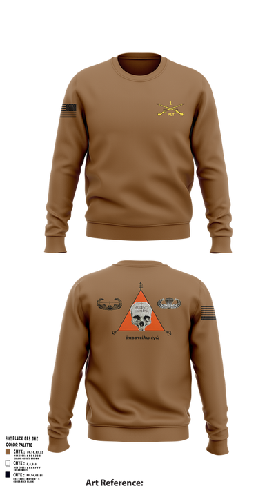 1st PLT B Co 1-173IN 18514147 Crew Neck Sweatshirt - 21