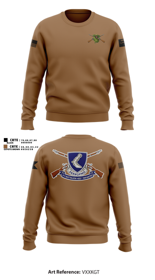 Crew Neck Sweatshirt, 3/485th IN BN VIPERS, Army, Teamtime, Team time, sublimation, custom sports apparel, team uniforms, spirit wear, spiritwear, sports uniforms, custom shirts, team store, custom team store, fundraiser sports, apparel fundraiser