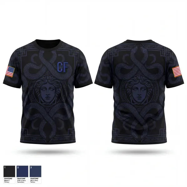 Old School Cotton Feel Shirt, CF, Navy, Teamtime, Team time, sublimation, custom sports apparel, team uniforms, spirit wear, spiritwear, sports uniforms, custom shirts, team store, custom team store, fundraiser sports, apparel fundraiser