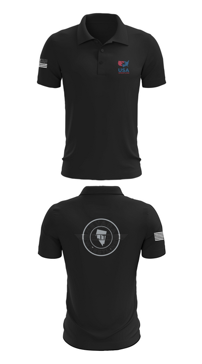 Nevada Elite Wrestling Short Sleeve Performance Polo - 28