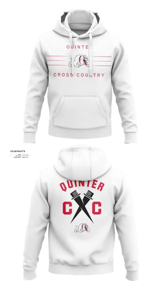 Hoodie, Quinter Bulldogs, Cross Country, Teamtime, Team time, sublimation, custom sports apparel, team uniforms, spirit wear, spiritwear, sports uniforms, custom shirts, team store, custom team store, fundraiser sports, apparel fundraiser
