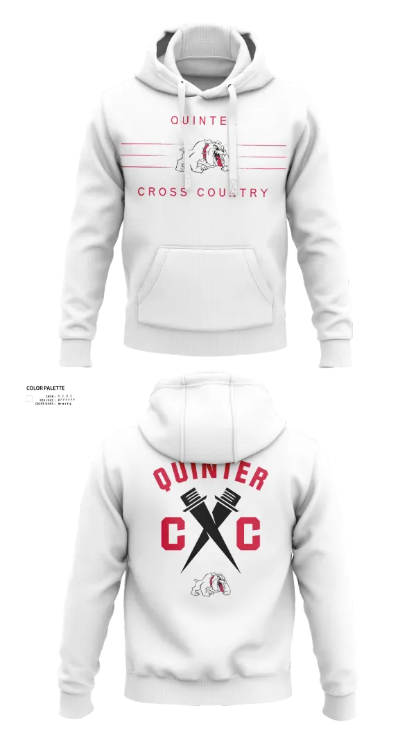 Hoodie, Quinter Bulldogs, Cross Country, Teamtime, Team time, sublimation, custom sports apparel, team uniforms, spirit wear, spiritwear, sports uniforms, custom shirts, team store, custom team store, fundraiser sports, apparel fundraiser