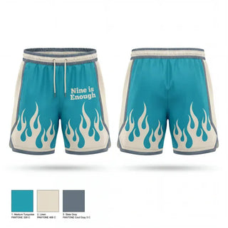 Athletic Shorts With Pockets, Nine is Enough, Bowling, Teamtime, Team time, sublimation, custom sports apparel, team uniforms, spirit wear, spiritwear, sports uniforms, custom shirts, team store, custom team store, fundraiser sports, apparel fundraiser