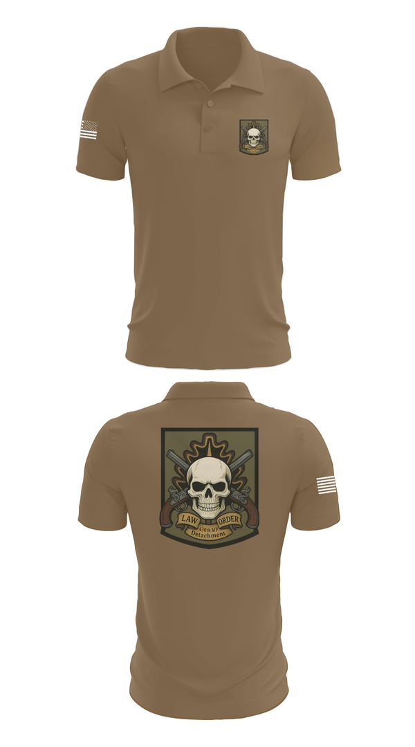 Short Sleeve Performance Polo, 430th MP Detachment, , Teamtime, Team time, sublimation, custom sports apparel, team uniforms, spirit wear, spiritwear, sports uniforms, custom shirts, team store, custom team store, fundraiser sports, apparel fundraiser