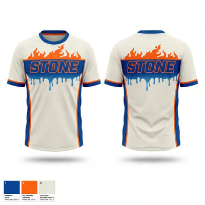 Stone Baseball 7288496 Old School Cotton Feel Shirt - 1