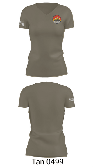 Womens Short Sleeve Vneck Shirt, Wasatch Front Area, Fire Department, Teamtime, Team time, sublimation, custom sports apparel, team uniforms, spirit wear, spiritwear, sports uniforms, custom shirts, team store, custom team store, fundraiser sports, apparel fundraiser