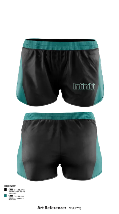 Poplar Bluff Cheer and Tumbling 95226092 Women's Shorts - 1