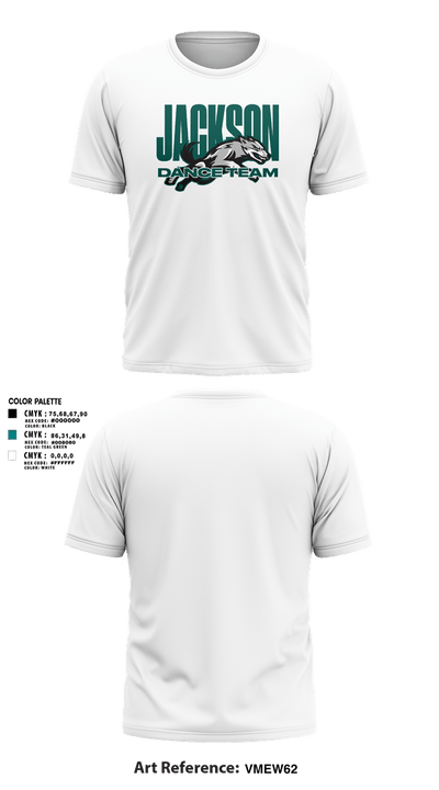Jackson Dance 2996899 Short Sleeve Performance Shirt - 22