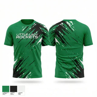 Short Sleeve Performance Shirt, Little Lady Rockets, Softball, Teamtime, Team time, sublimation, custom sports apparel, team uniforms, spirit wear, spiritwear, sports uniforms, custom shirts, team store, custom team store, fundraiser sports, apparel fundraiser