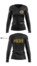 Cloverdale police department 51984655 Women's Long Sleeve V-neck Shirt - 3
