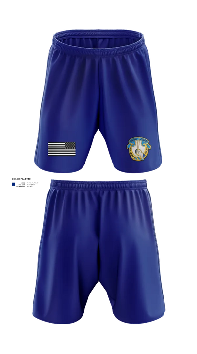 1-7 Cavlary Division Apache Troop Blue Platoon Recon Junkies Athletic Shorts With Pockets - 22