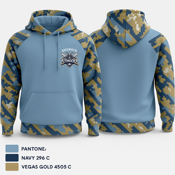 Hoodie, Georgia Stingerz, Baseball, Teamtime, Team time, sublimation, custom sports apparel, team uniforms, spirit wear, spiritwear, sports uniforms, custom shirts, team store, custom team store, fundraiser sports, apparel fundraiser