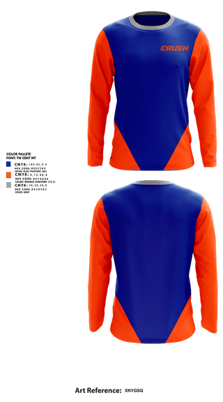 Long Sleeve Performance Shirt, Boise Crush, Baseball, Teamtime, Team time, sublimation, custom sports apparel, team uniforms, spirit wear, spiritwear, sports uniforms, custom shirts, team store, custom team store, fundraiser sports, apparel fundraiser