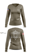 RCSD Women's Long Sleeve V-neck Shirt - 4