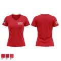 Crossett Fire Department Women's Short Sleeve V-neck Shirt - 1